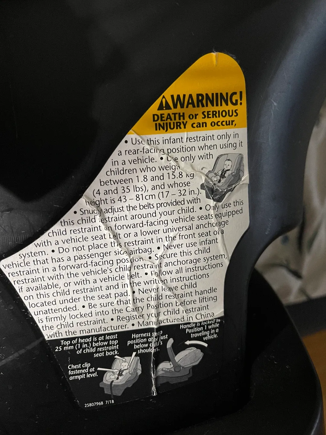 Evenflo Infant Car Seat - Black image indicator(7)