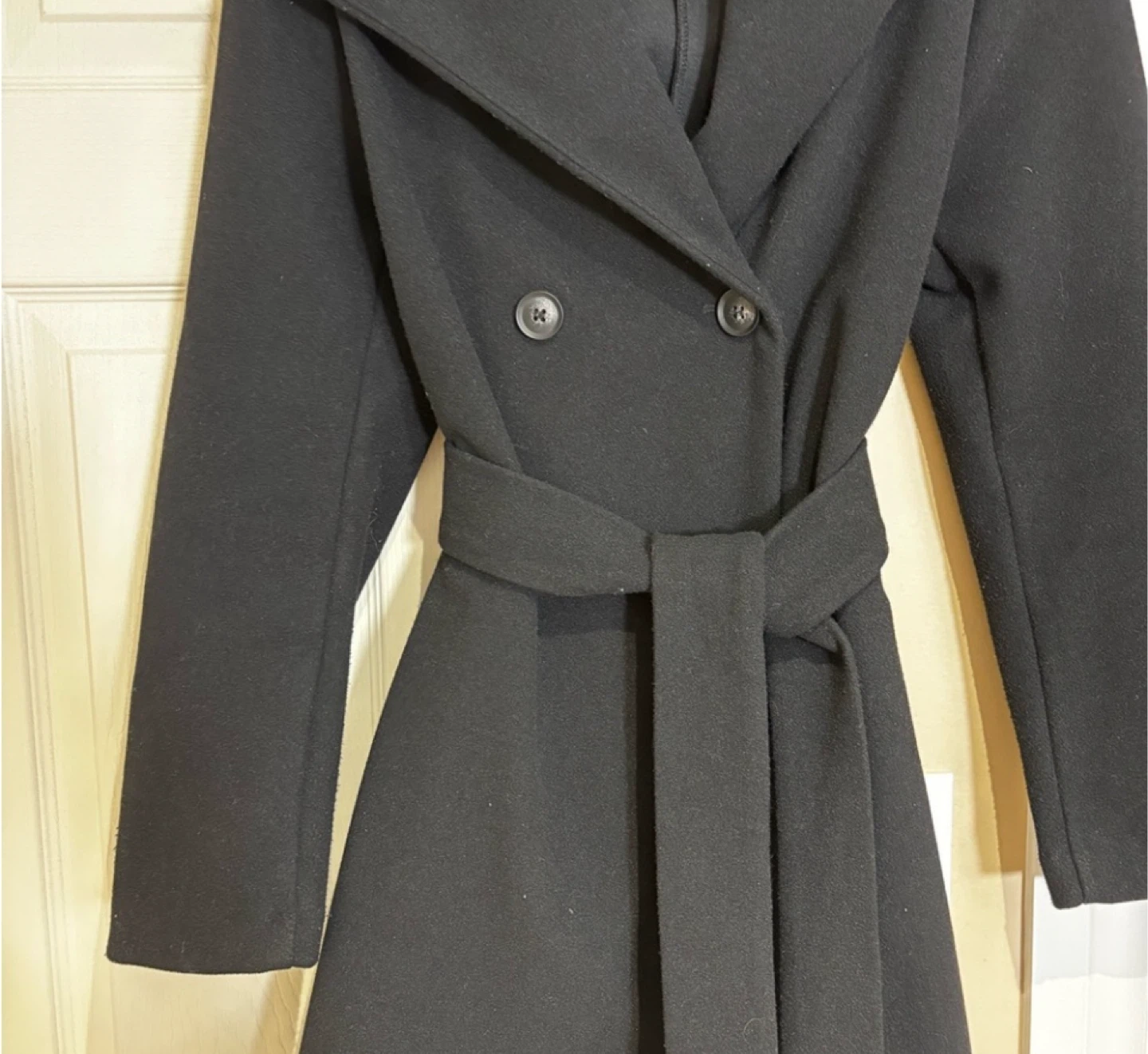 Zara Black Coat - Size S