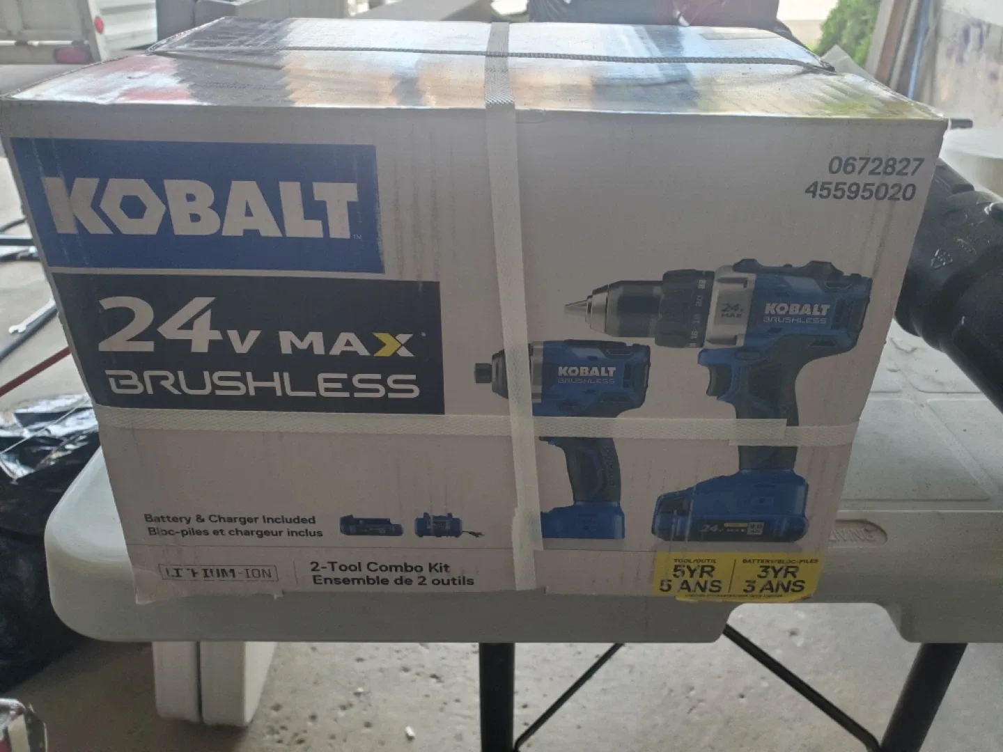 Kobalt 24V Max Drill set -Brand new in box! thumbnail