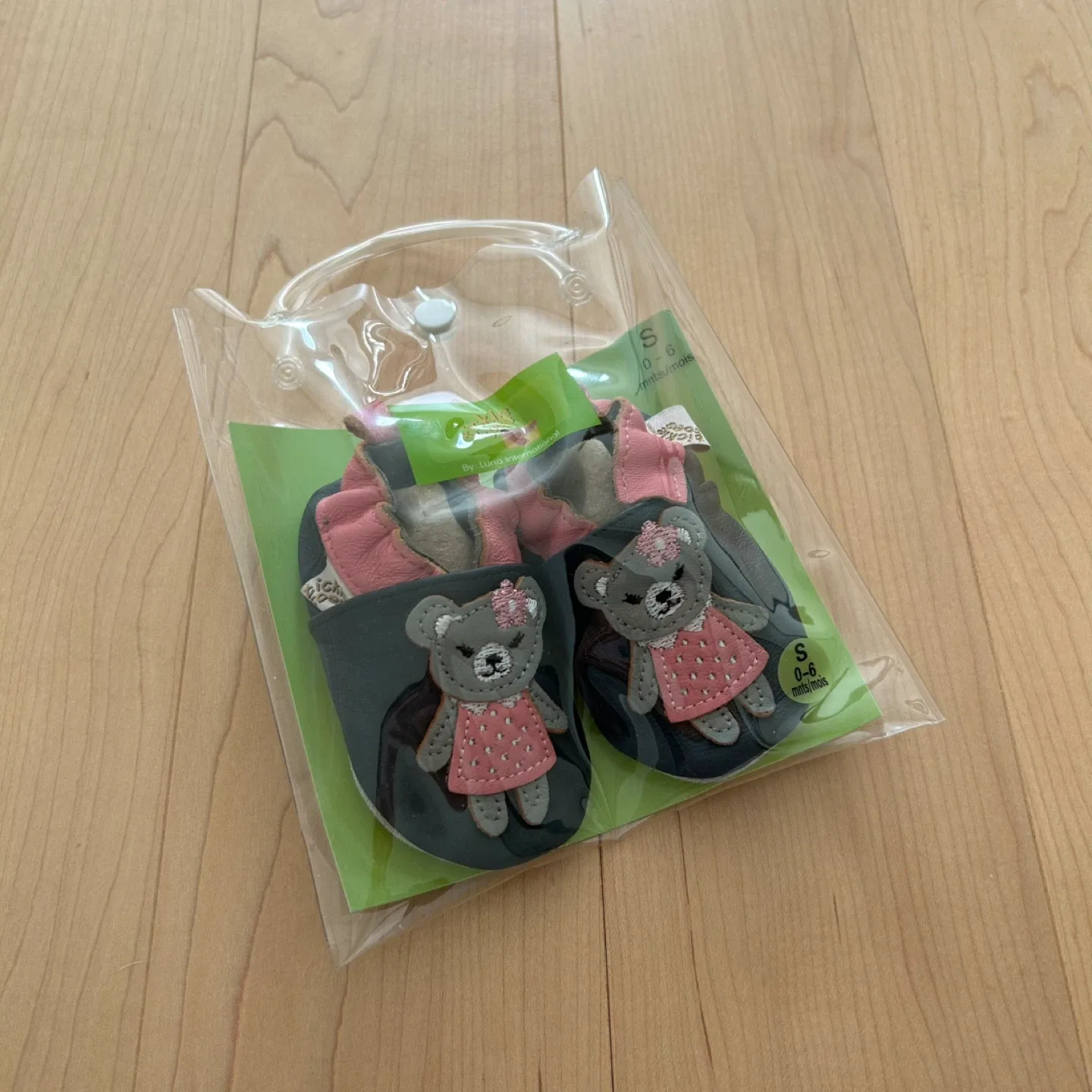 Baby leather booties (NEW) - 0-6 months image indicator(7)