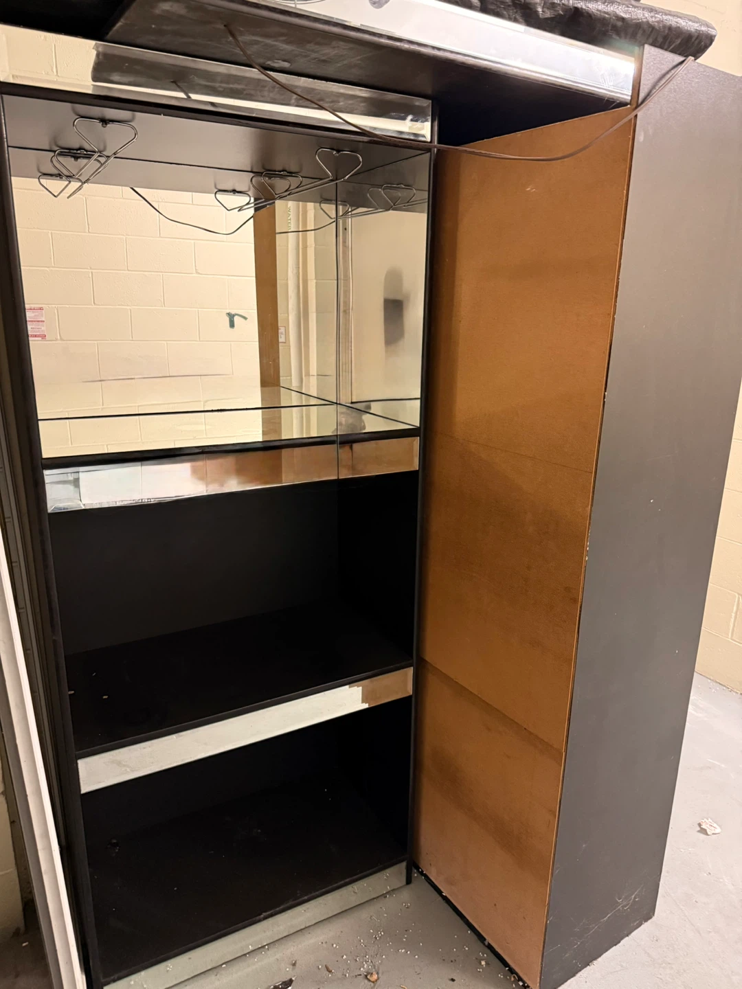 Two- Mirrored Bar Cabinet - photo 4
