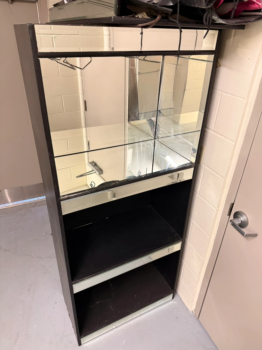 Two- Mirrored Bar Cabinet