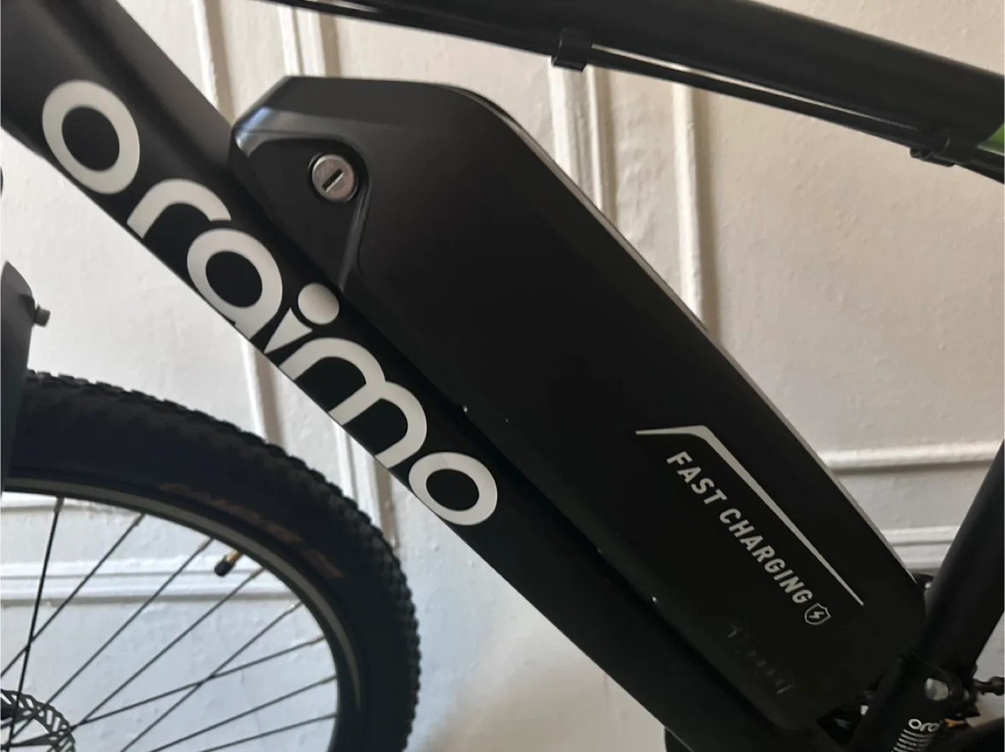 Black electric bike 36v Oraimo Monster 100 LCD Mountain Lithium image indicator(4)