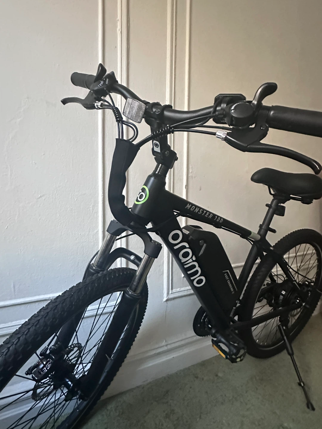 Black electric bike 36v Oraimo Monster 100 LCD Mountain Lithium - photo 2