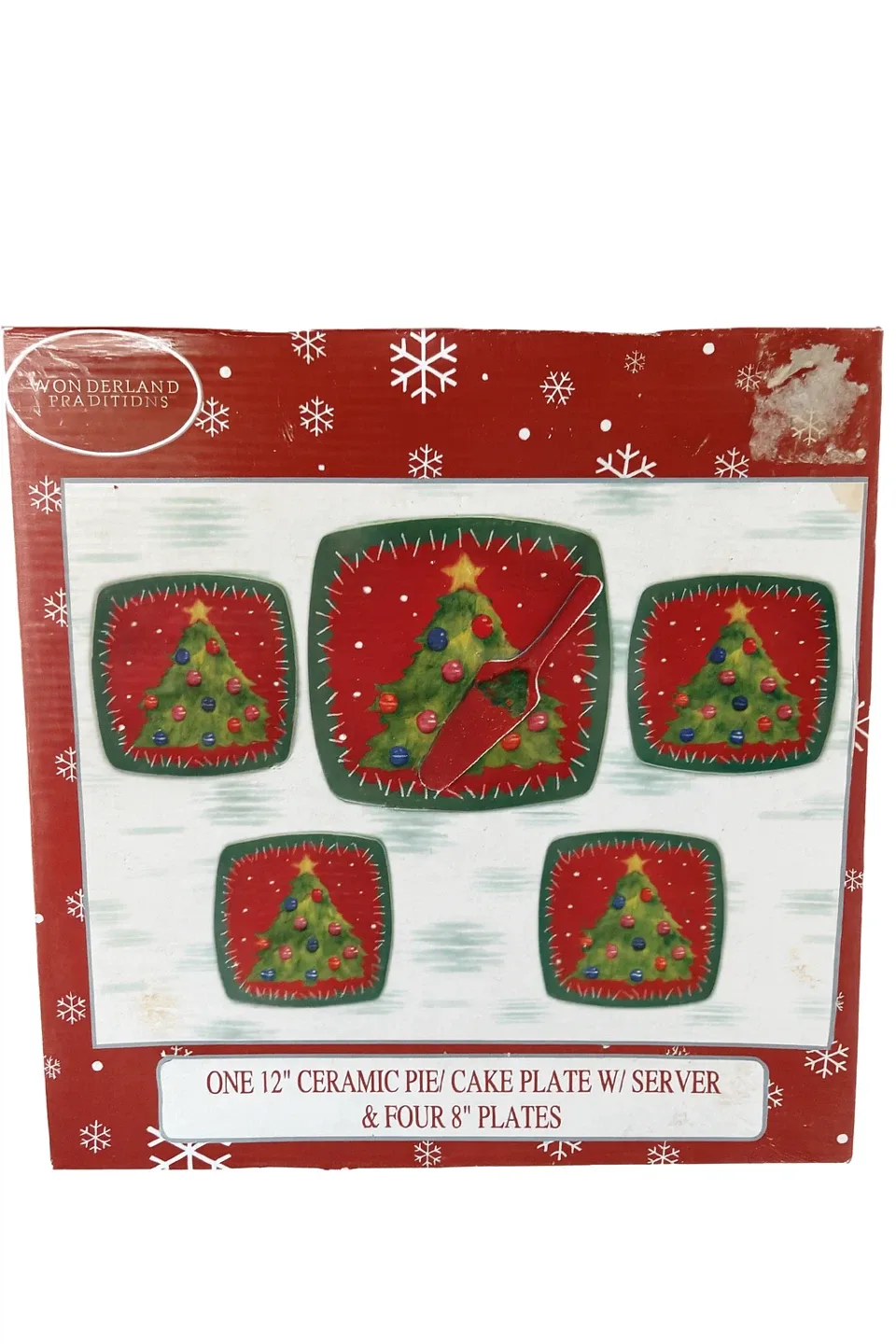 Christmas dishes Wonderland Traditions Christmas Plate Set thumbnail