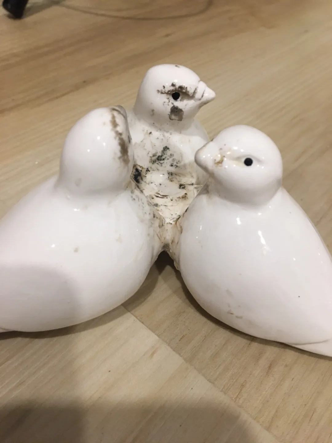 White Ceramic Bird Candle Holders image indicator(2)