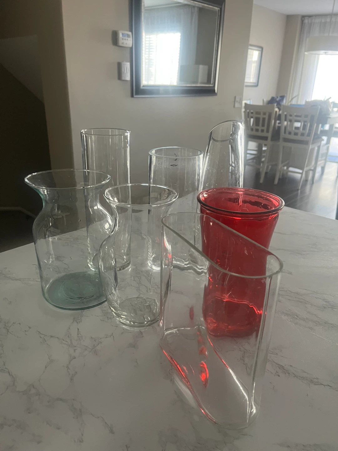 Free Assorted Glass Vases - Great Condition
