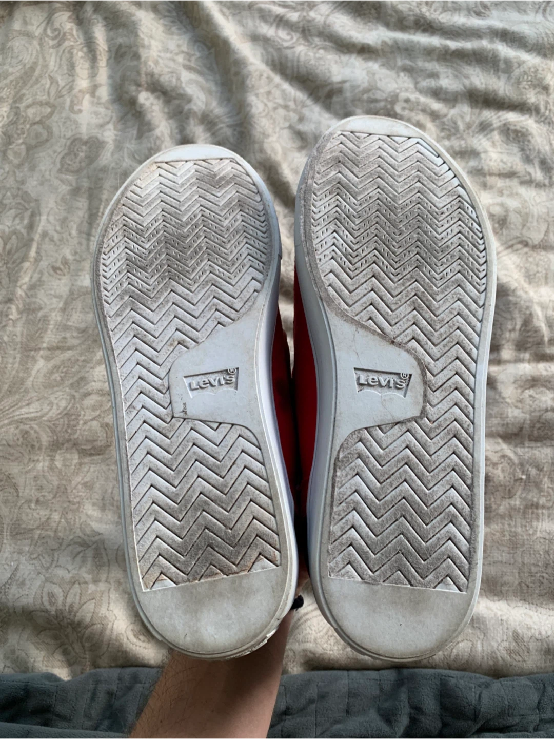 Levi's Red Sneakers size 9 men’s - photo 4