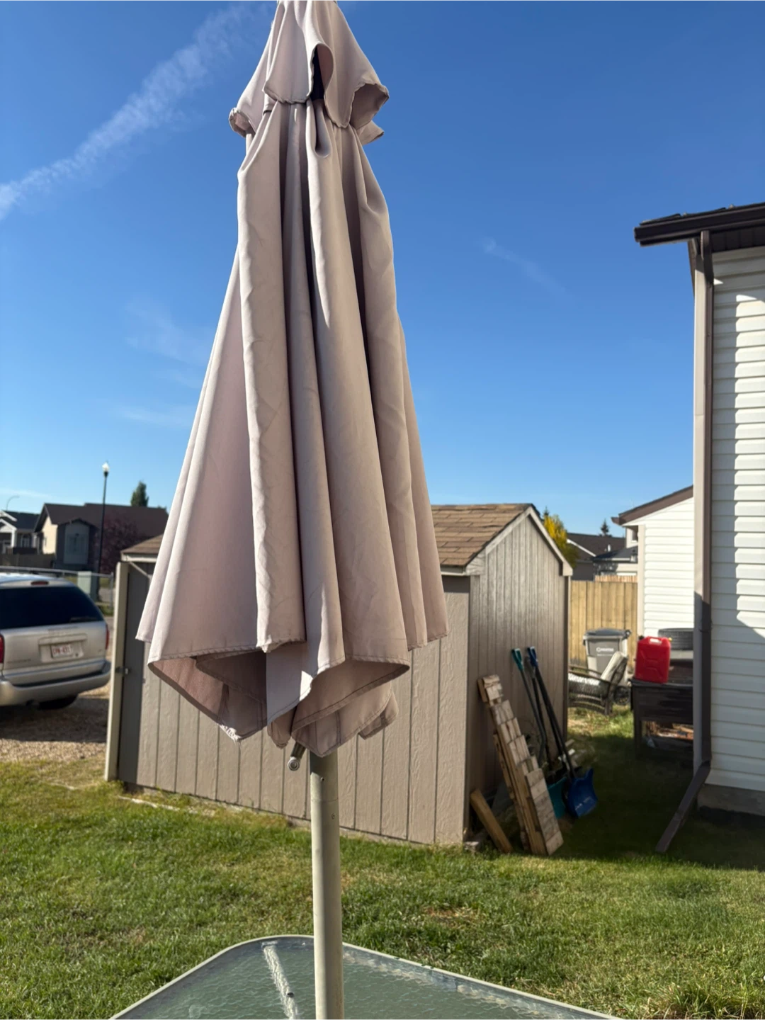 Patio Table with Umbrella - photo 2