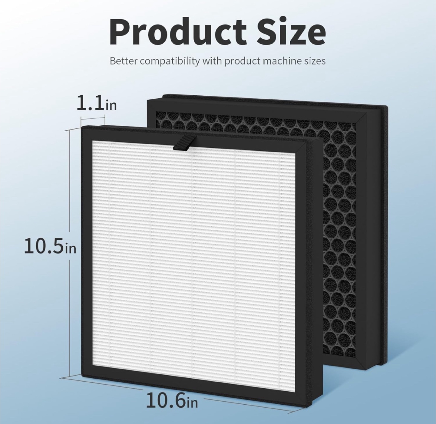 Air Purifier Filter - MEIFU G3, VEWIOR A3, Tailulu HQZZ-260