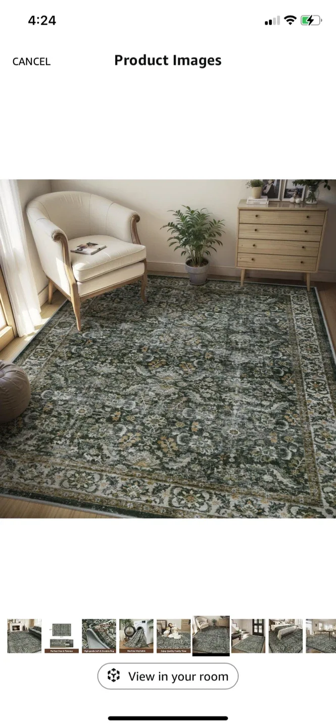 Brand New~ Area Rug (6ft x 9ft) image indicator(9)