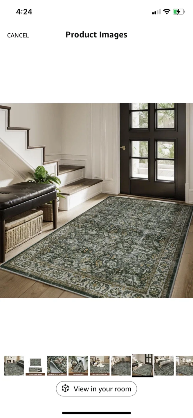 Brand New~ Area Rug (6ft x 9ft) image indicator(8)