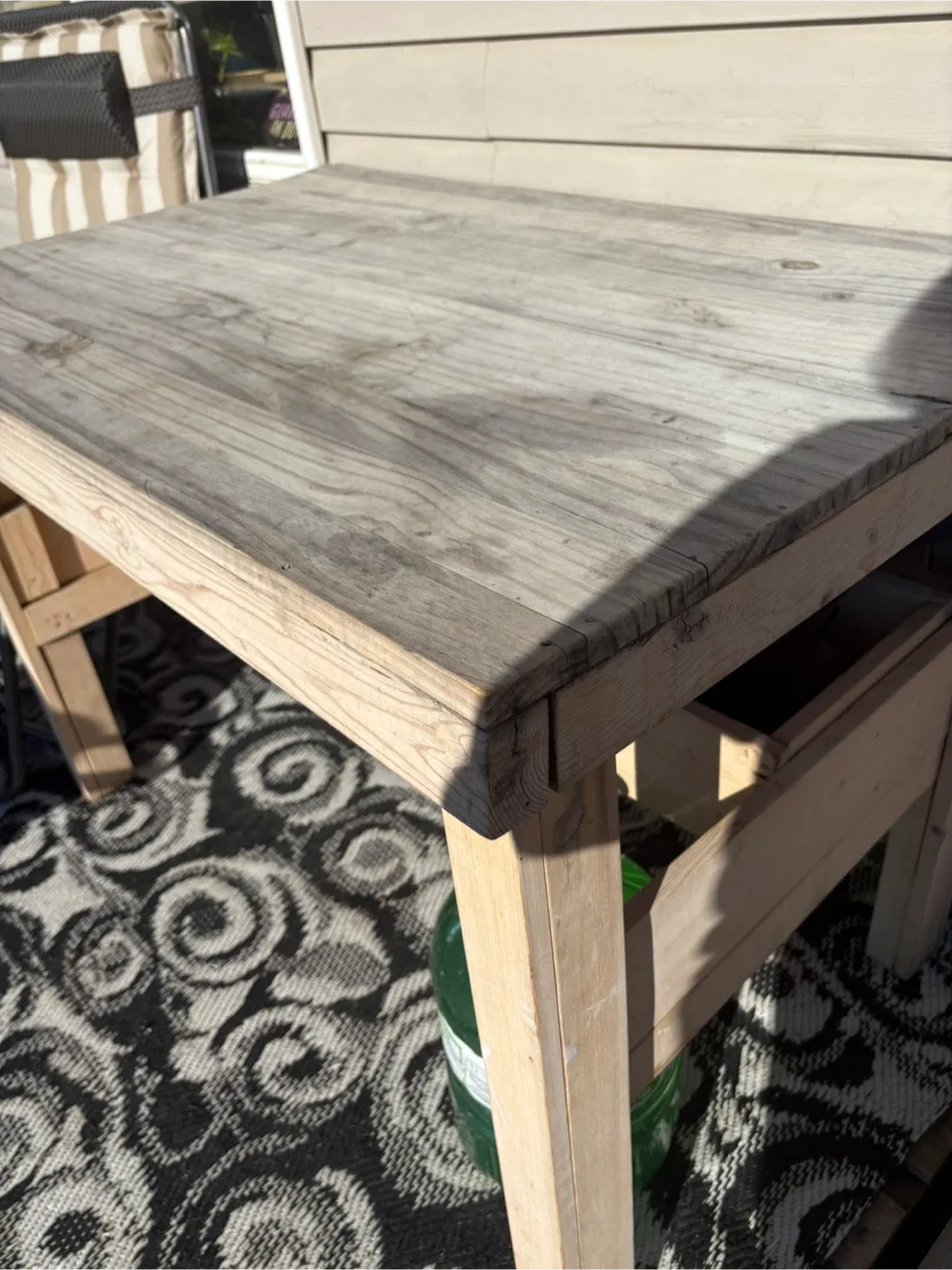 Wooden Table with Storage Shelf image indicator(3)