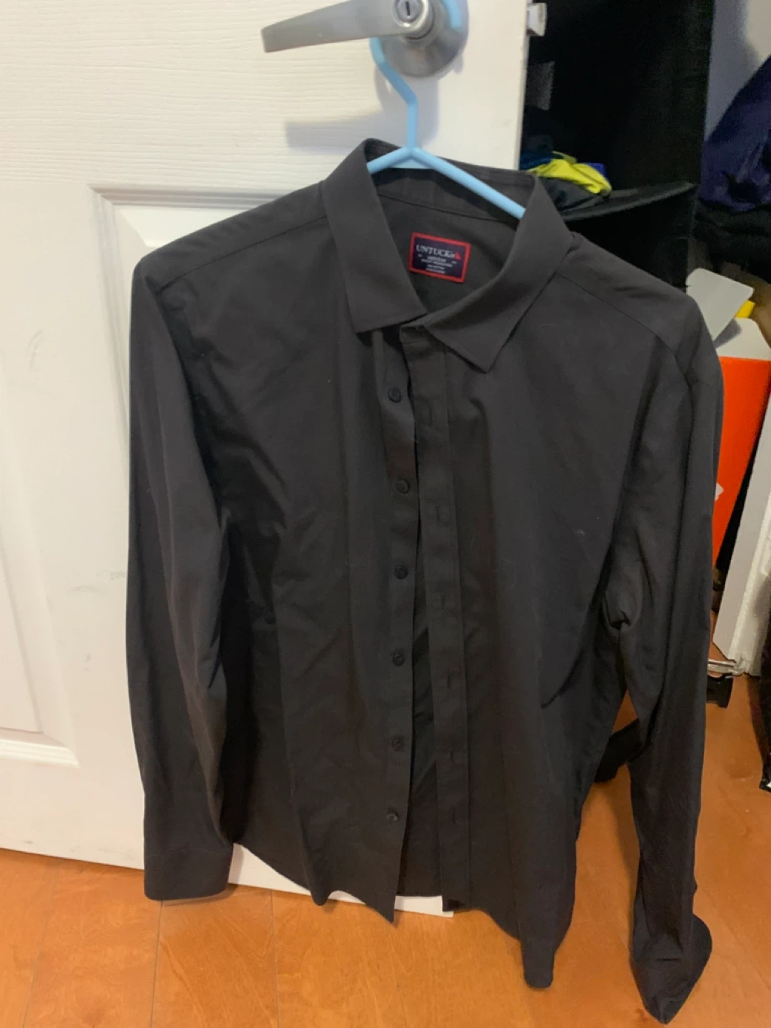 Untuckit Black Button Down Shirt