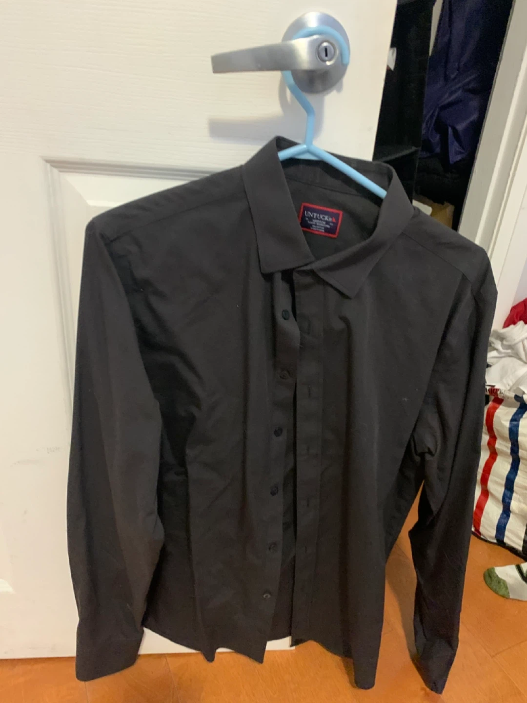 Untuckit Black Button Down Shirt - photo 2