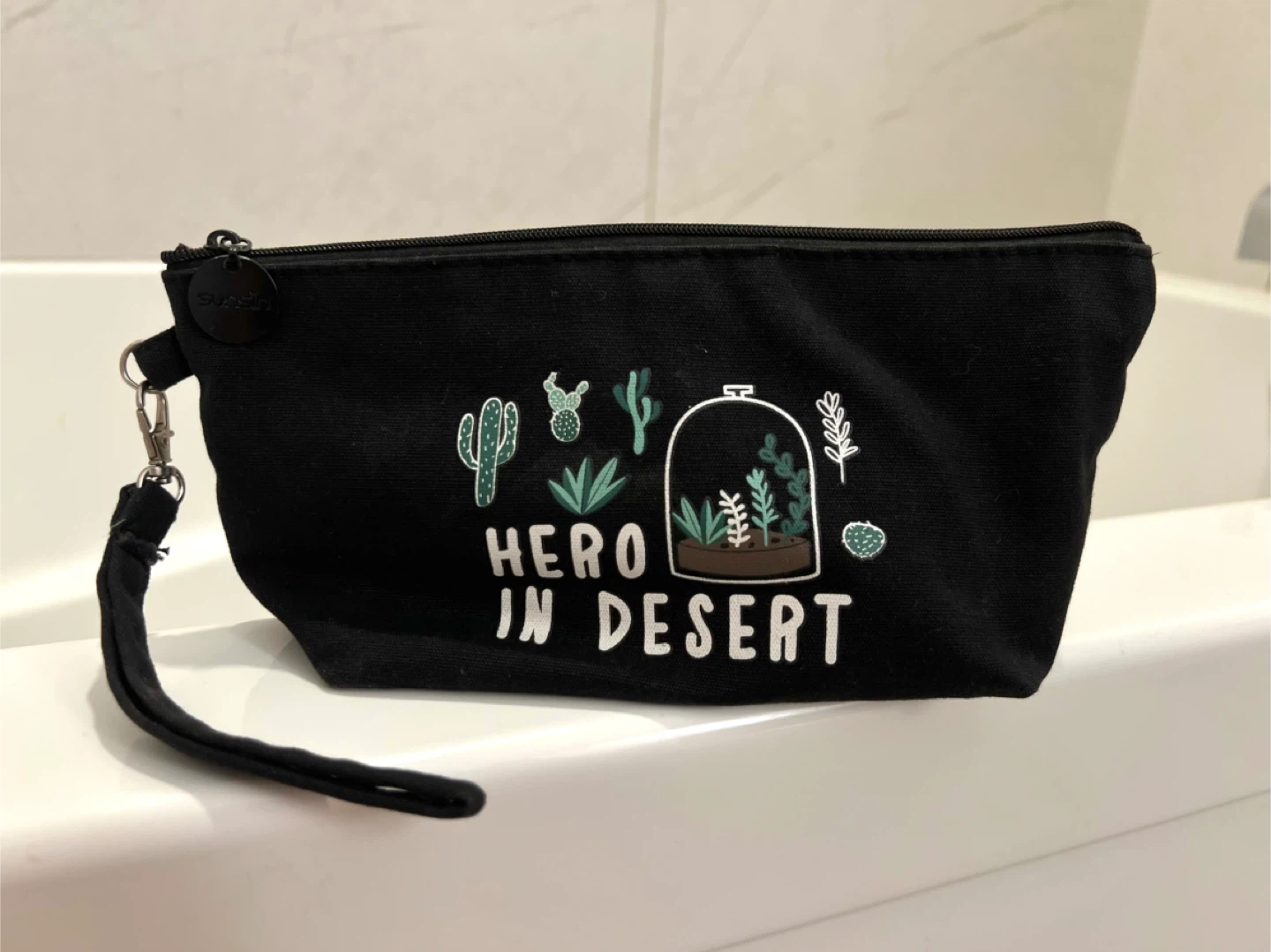 Black Pouch/Makeup Bag