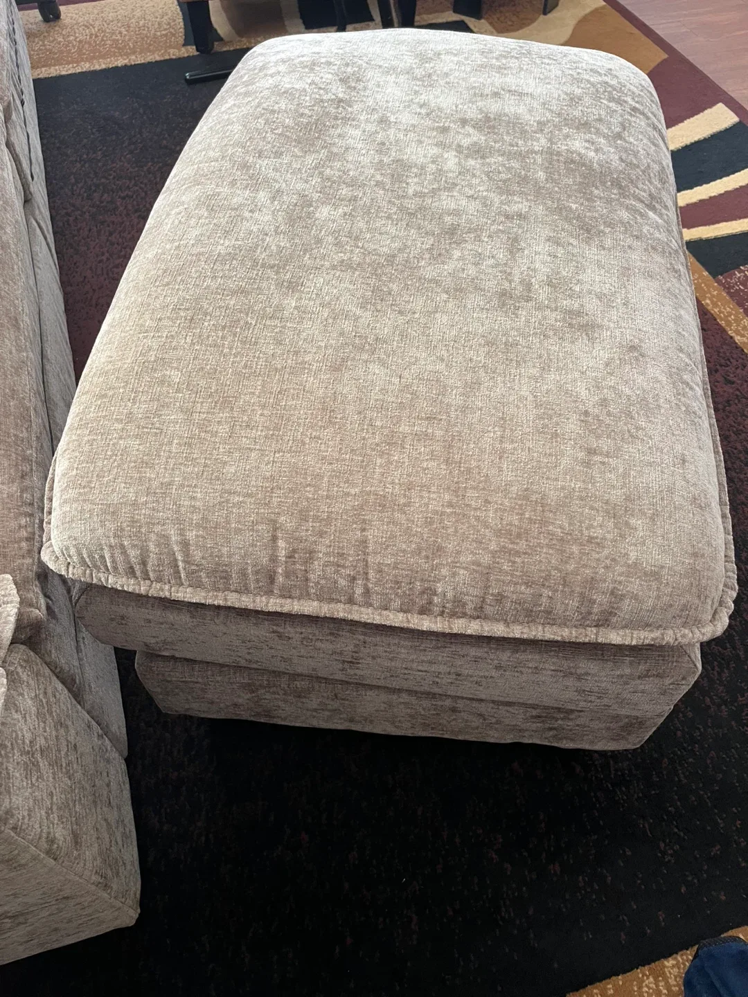 Beige Ottoman Footstool image indicator(3)