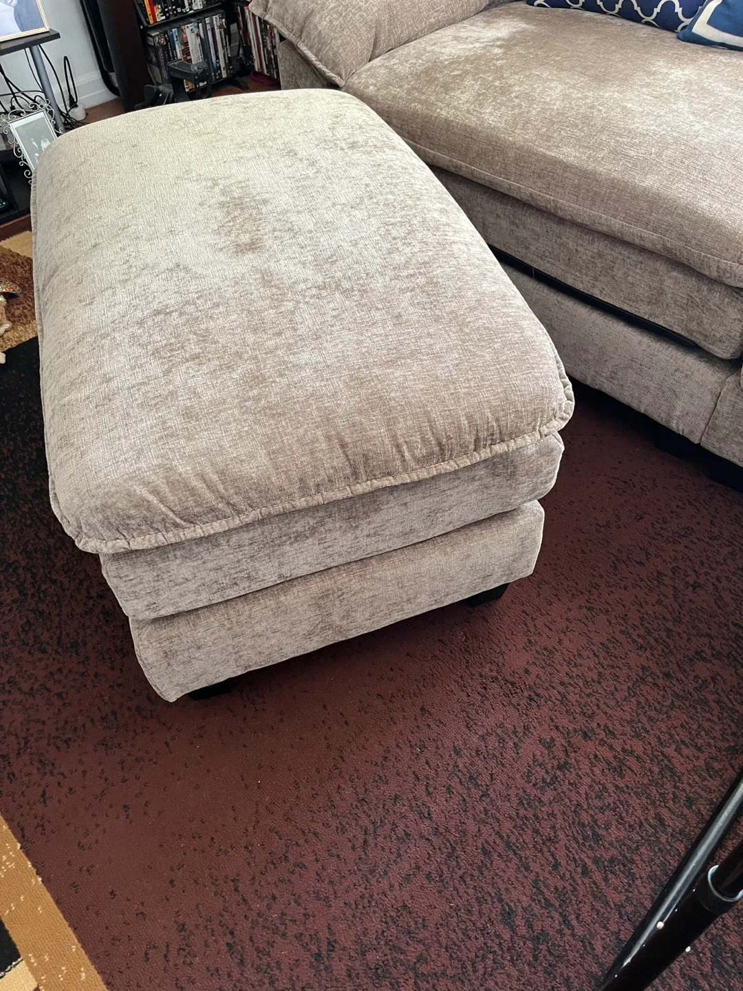 Beige Ottoman Footstool image indicator(2)