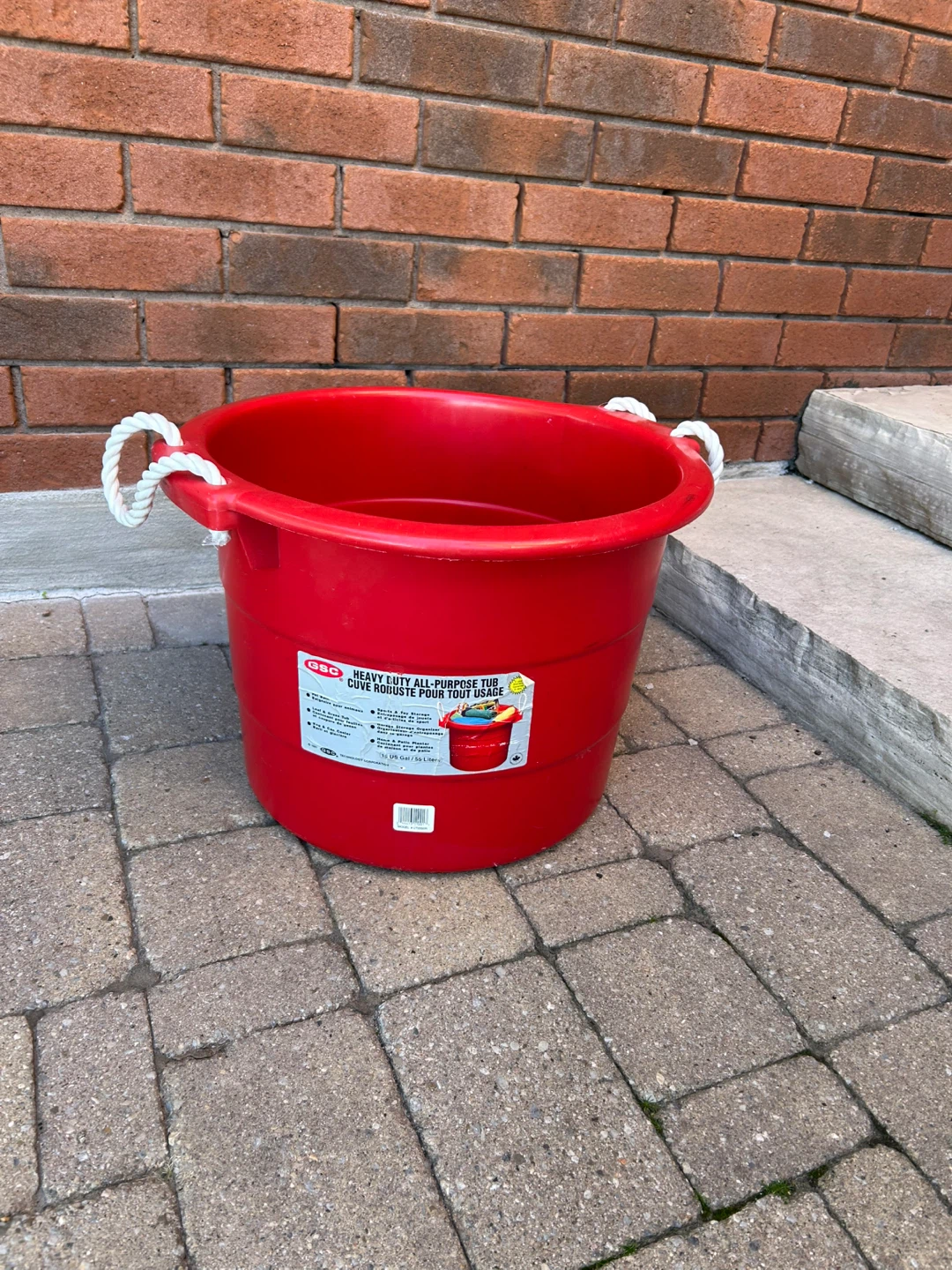 GSC Heavy Duty All-Purpose Tub - 55 Liter