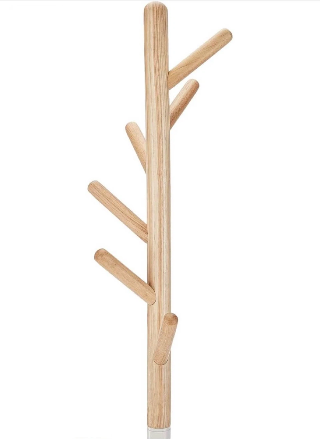 *Brand New* Standing Coat and Hat Rack - Wood & White - photo 3