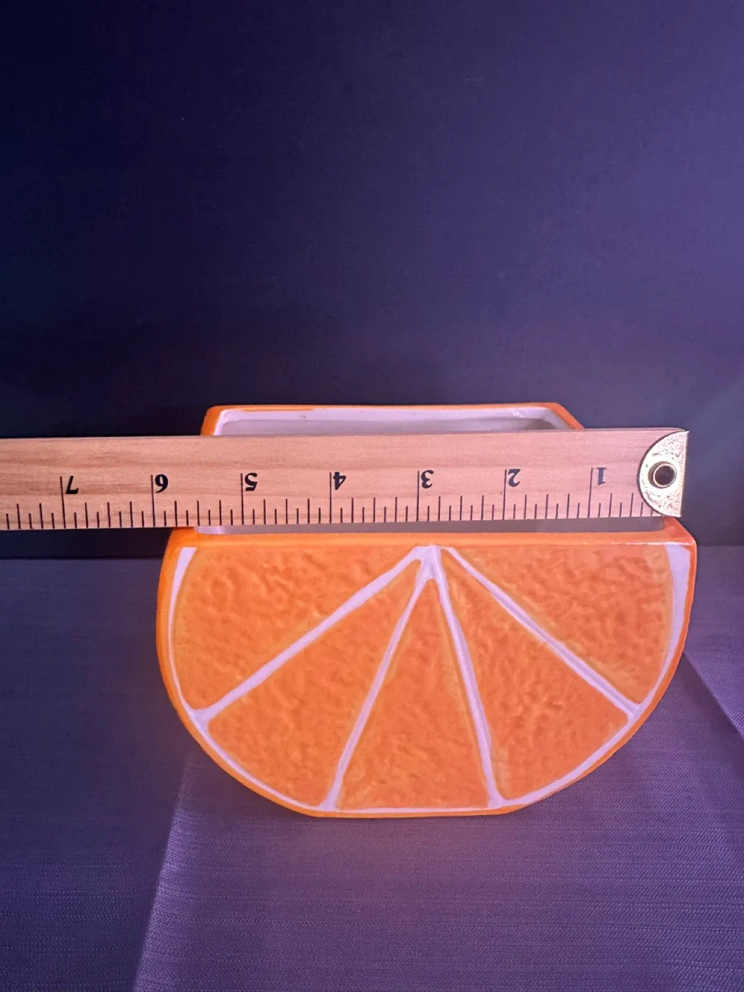 Orange Ceramic Planter image indicator(6)
