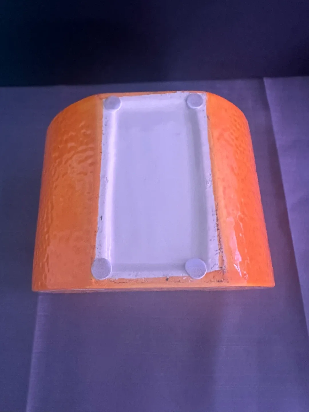 Orange Ceramic Planter image indicator(4)