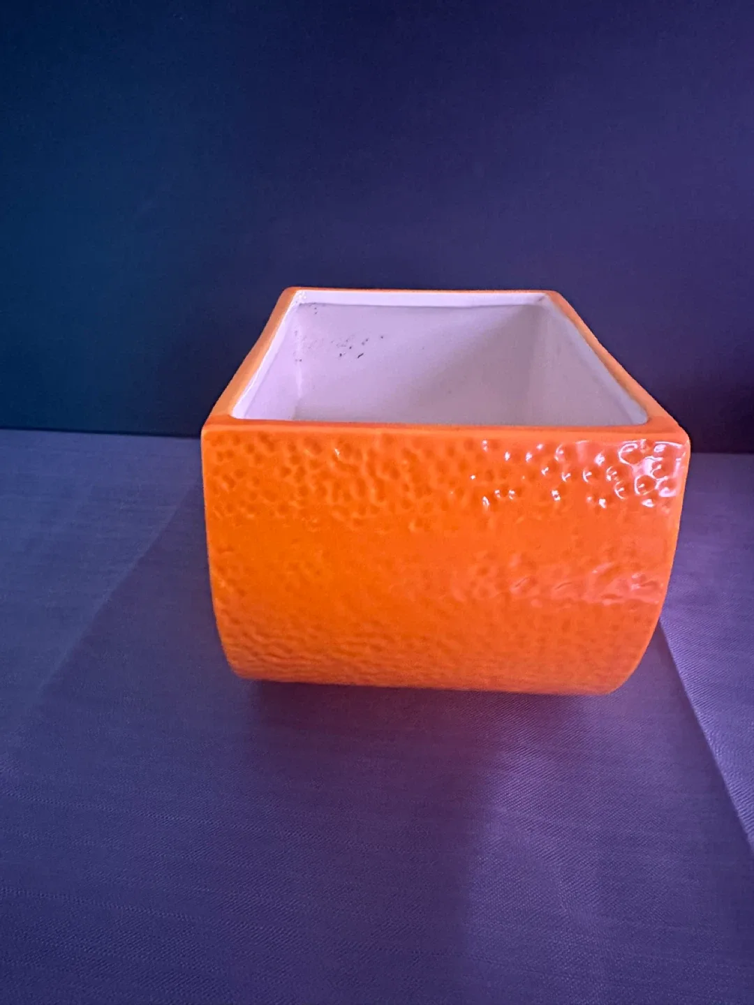 Orange Ceramic Planter image indicator(3)