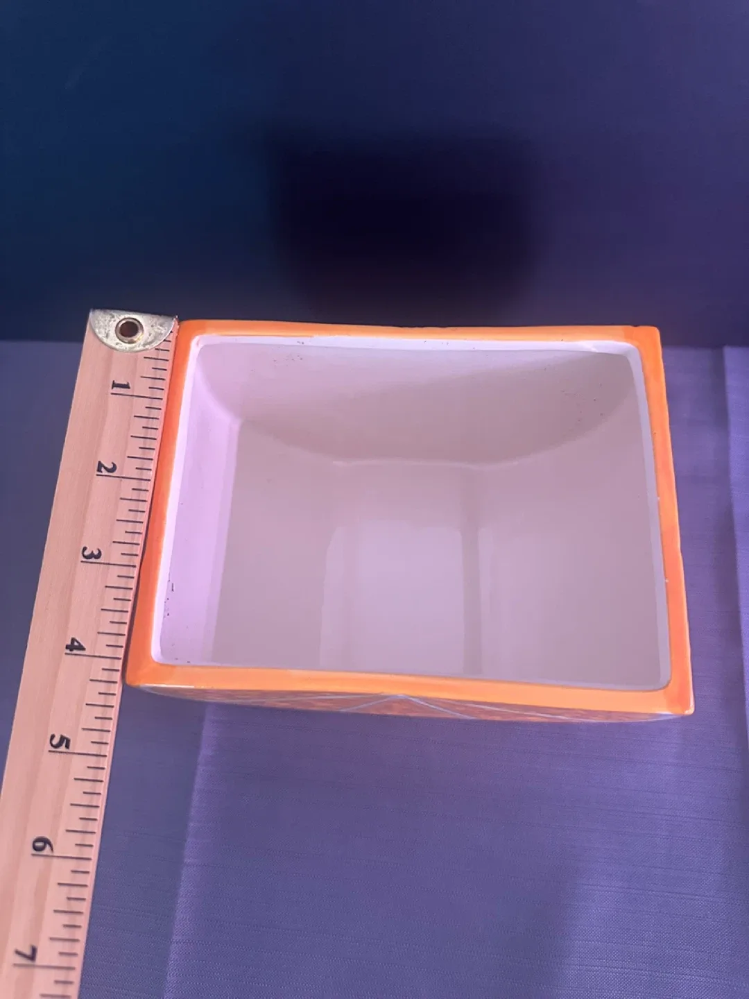 Orange Ceramic Planter image indicator(8)