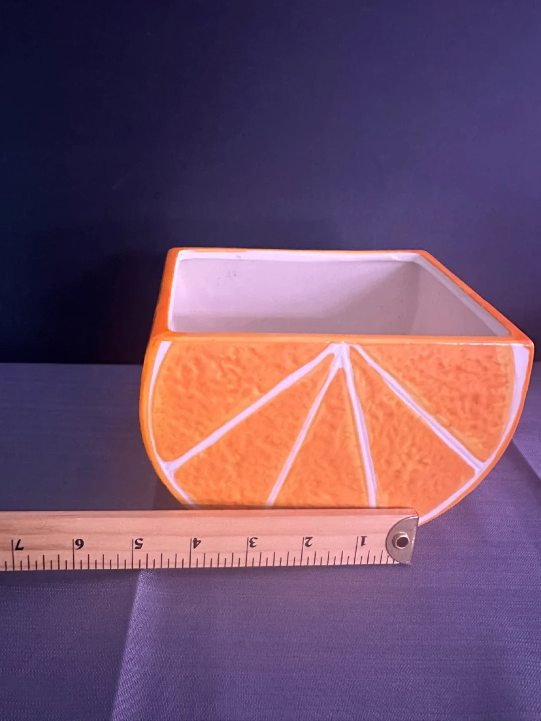 Orange Ceramic Planter image indicator(7)