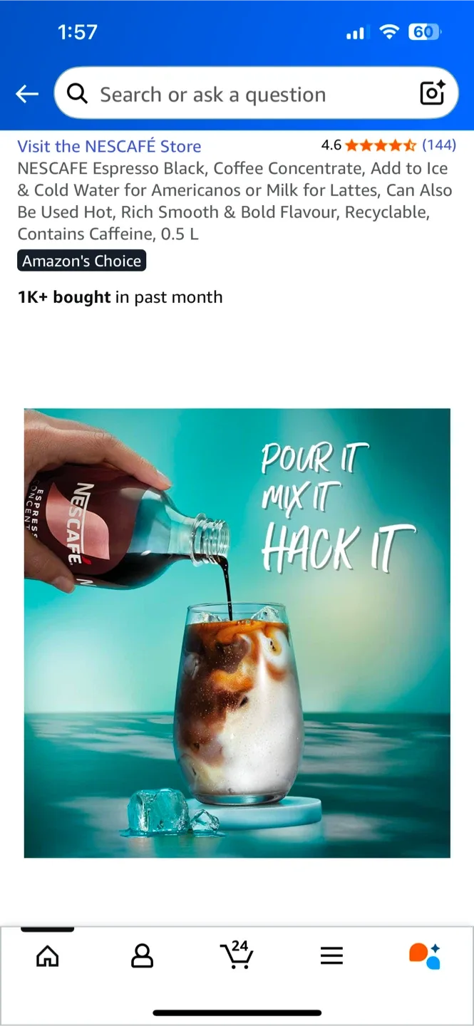 NESCAFÉ Espresso Concentrate Black 500ml image indicator(4)