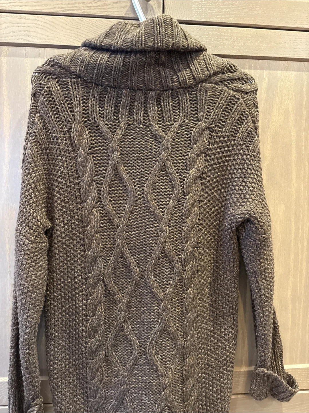 Global Work Brown Knit Cardigan - Size M image indicator(5)