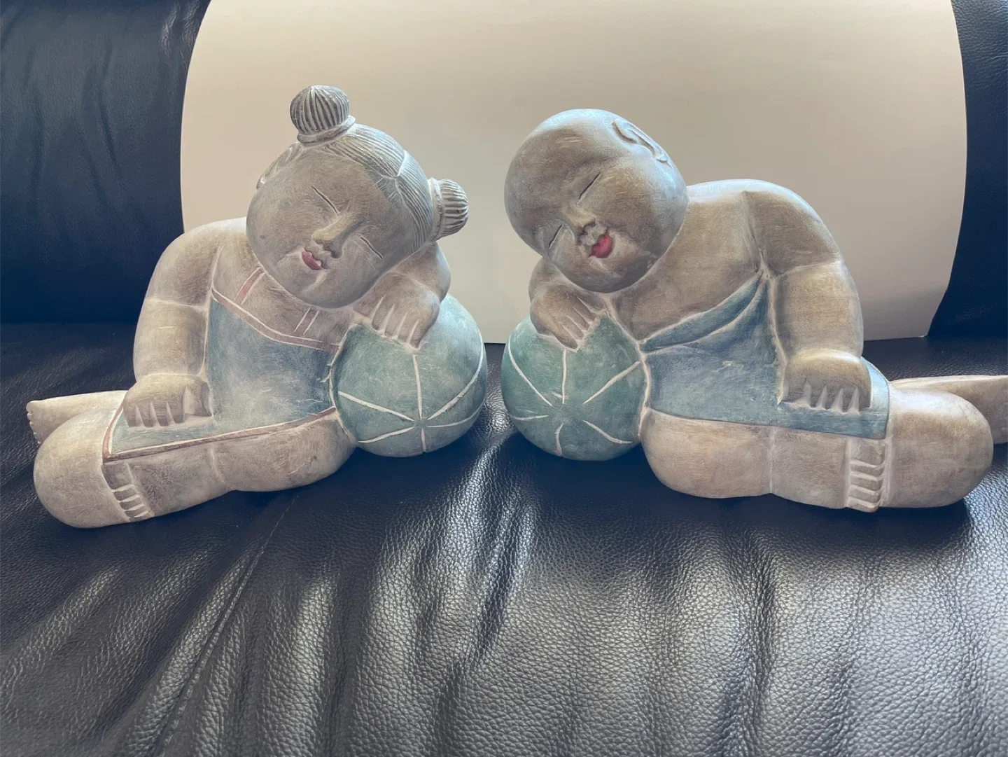 Sleeping Baby Statues - Set of 2