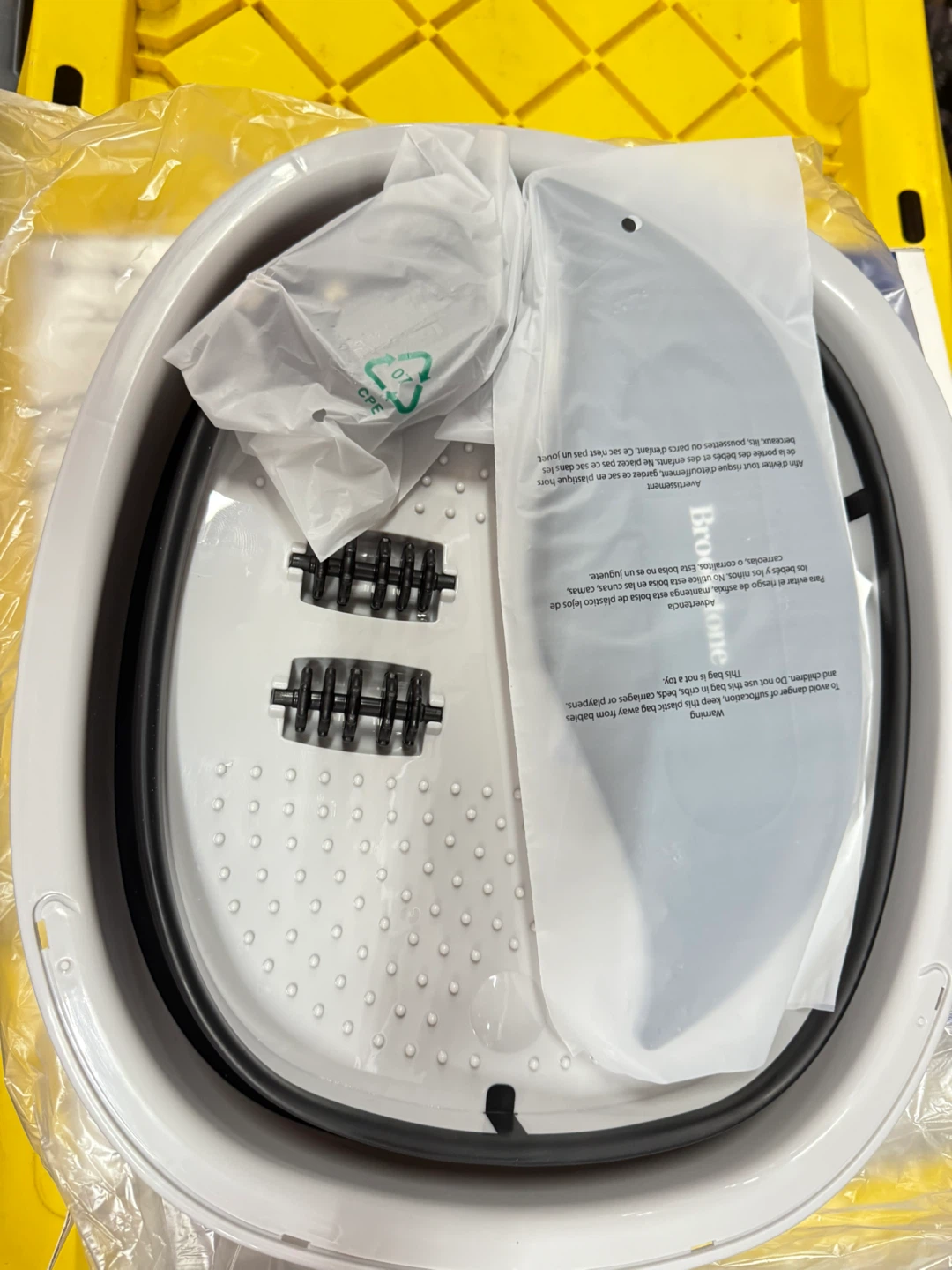 Brookstone Collapsible Electric Footbath