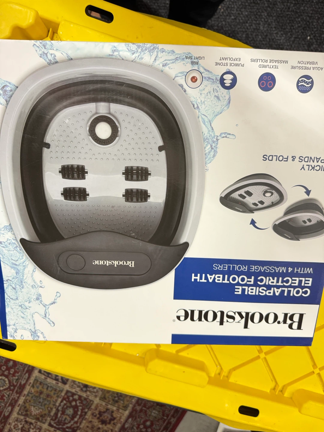Brookstone Collapsible Electric Footbath - photo 2