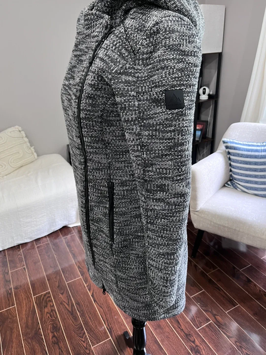 McKinley Grey Hooded Coat image indicator(4)