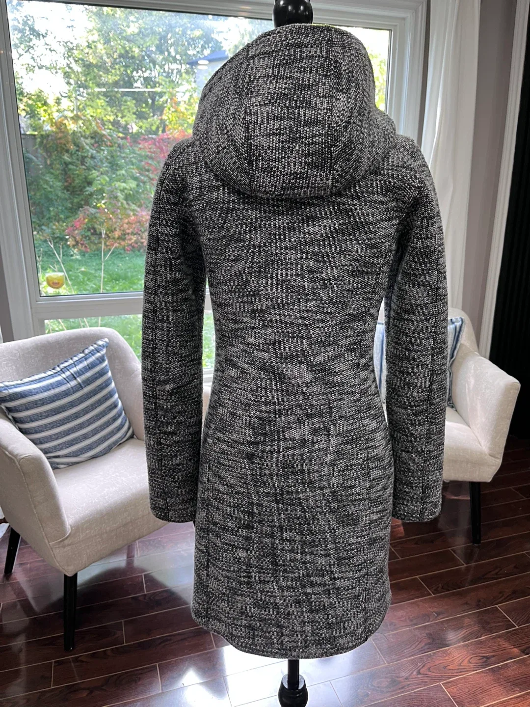 McKinley Grey Hooded Coat image indicator(6)