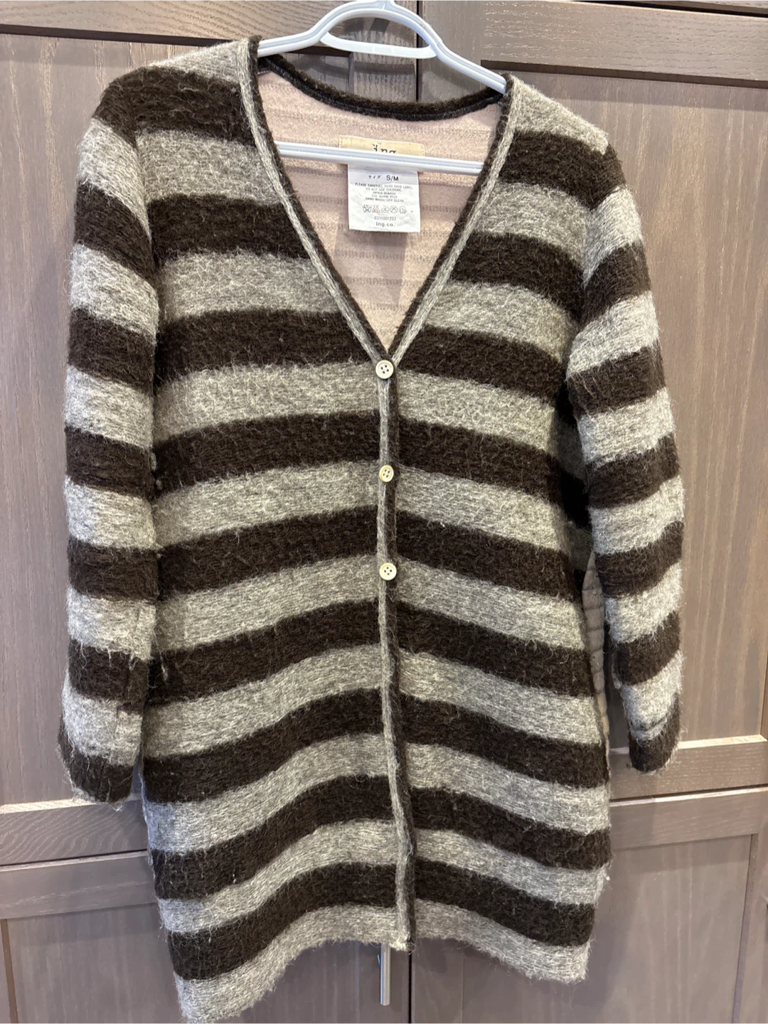 ing Enterprise Striped Cardigan - Size S/M
