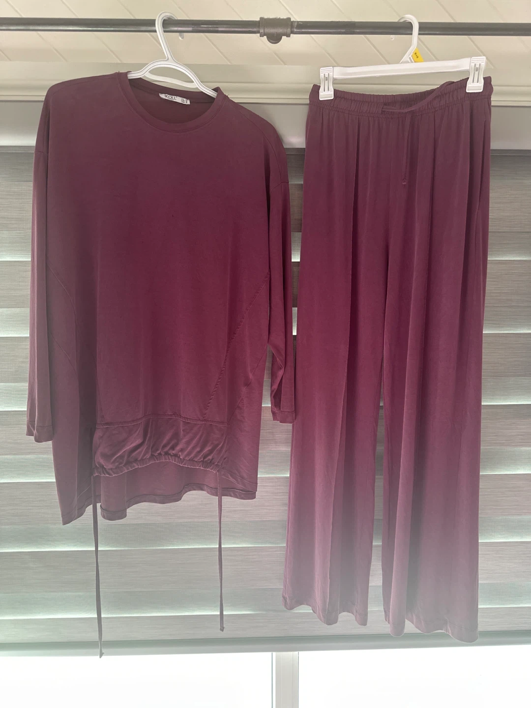 Oysho IKoll Burgundy Lounge Set - Size M oversized