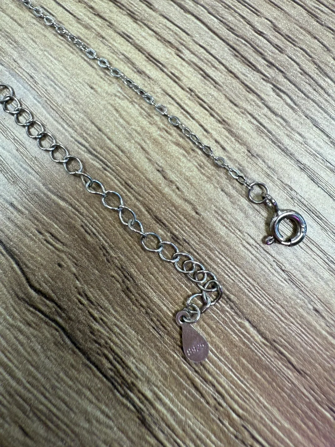 New Cross Silver Pendant Necklace with moissanite stones image indicator(5)