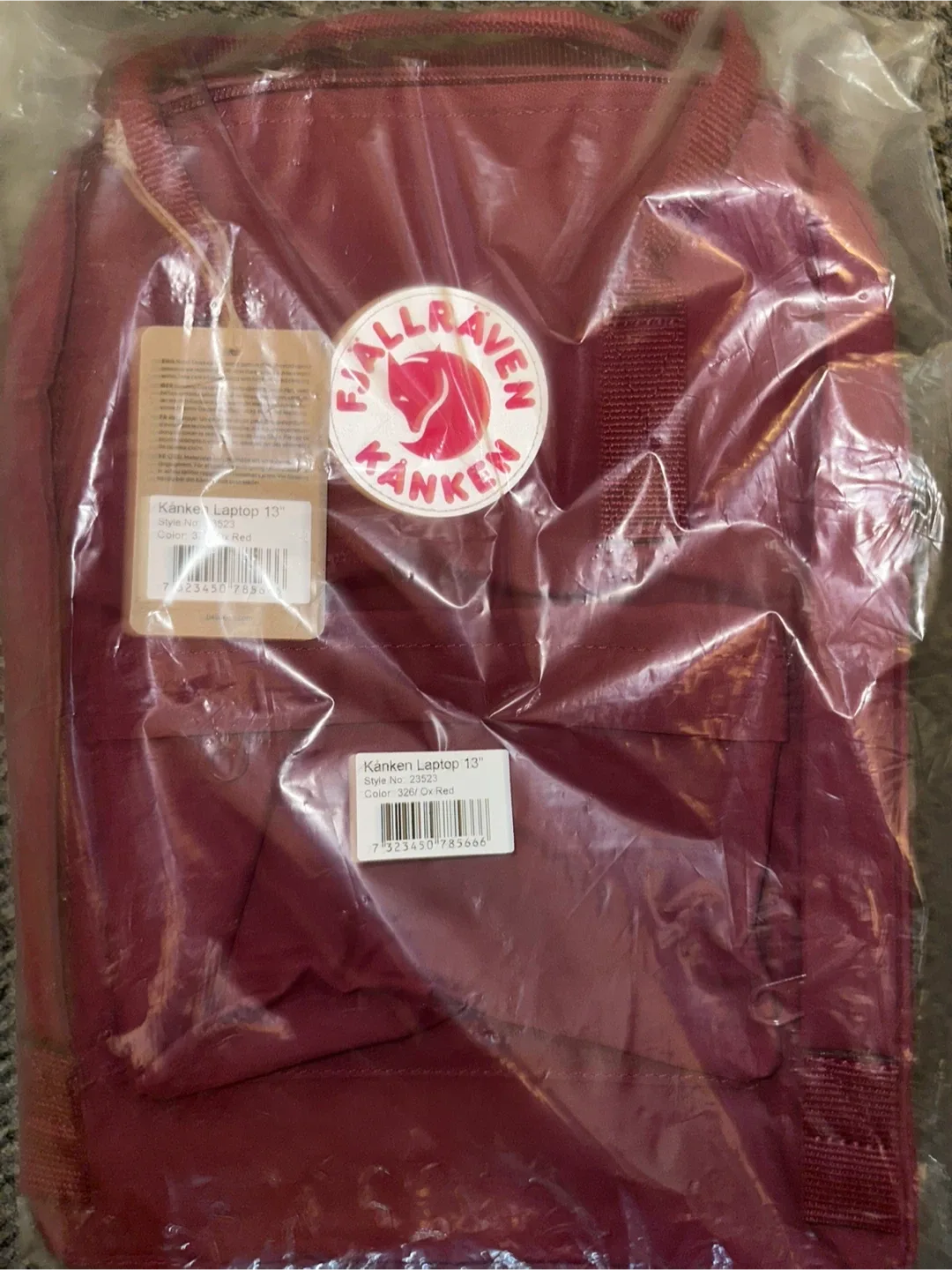 Fjallraven Kanken Laptop 13" Backpack - Ox Red thumbnail