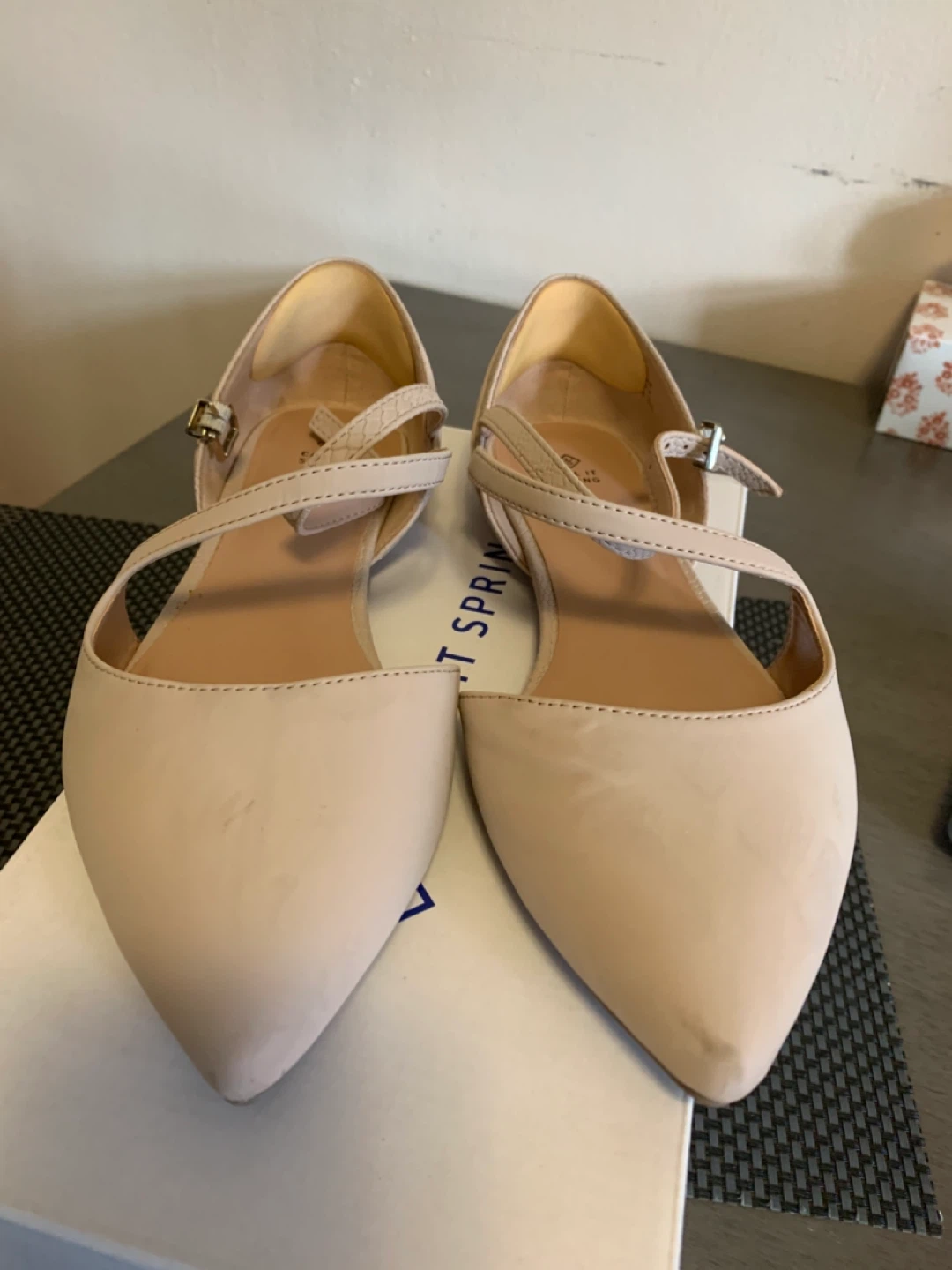 Call It Spring Beige Flats Size 8 - photo 5