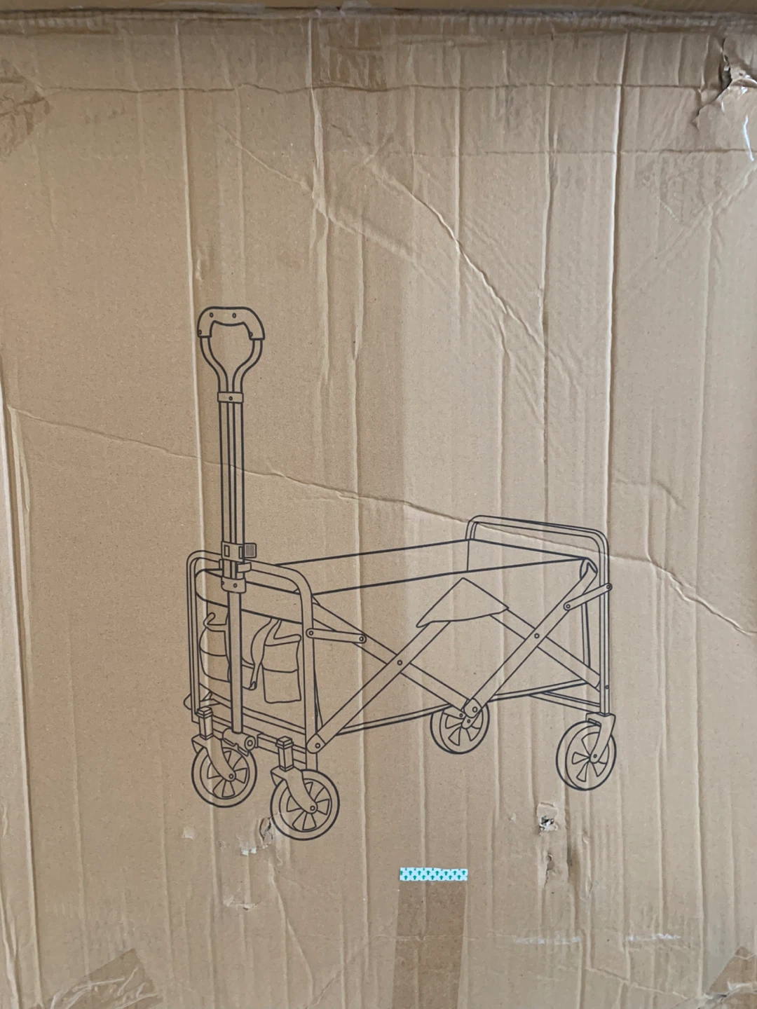 Black Folding Wagon