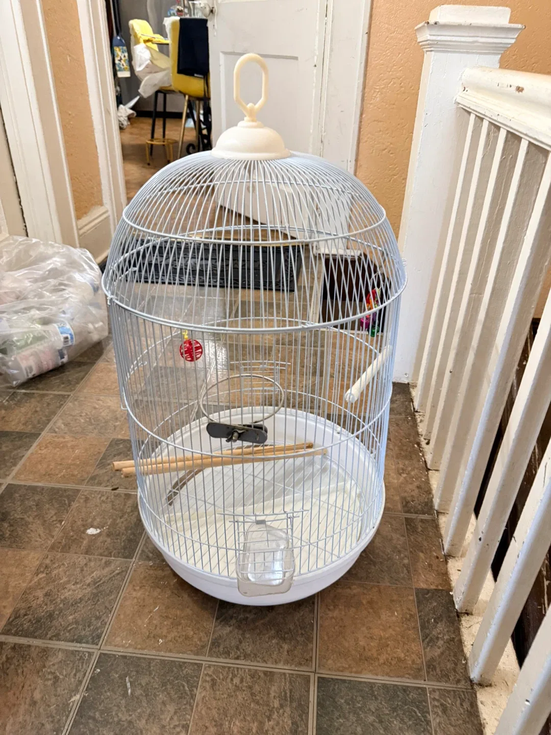 White Bird Cage image indicator(3)