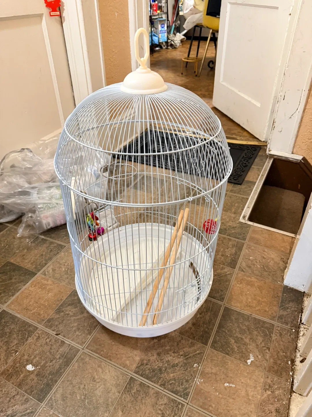 White Bird Cage image indicator(2)