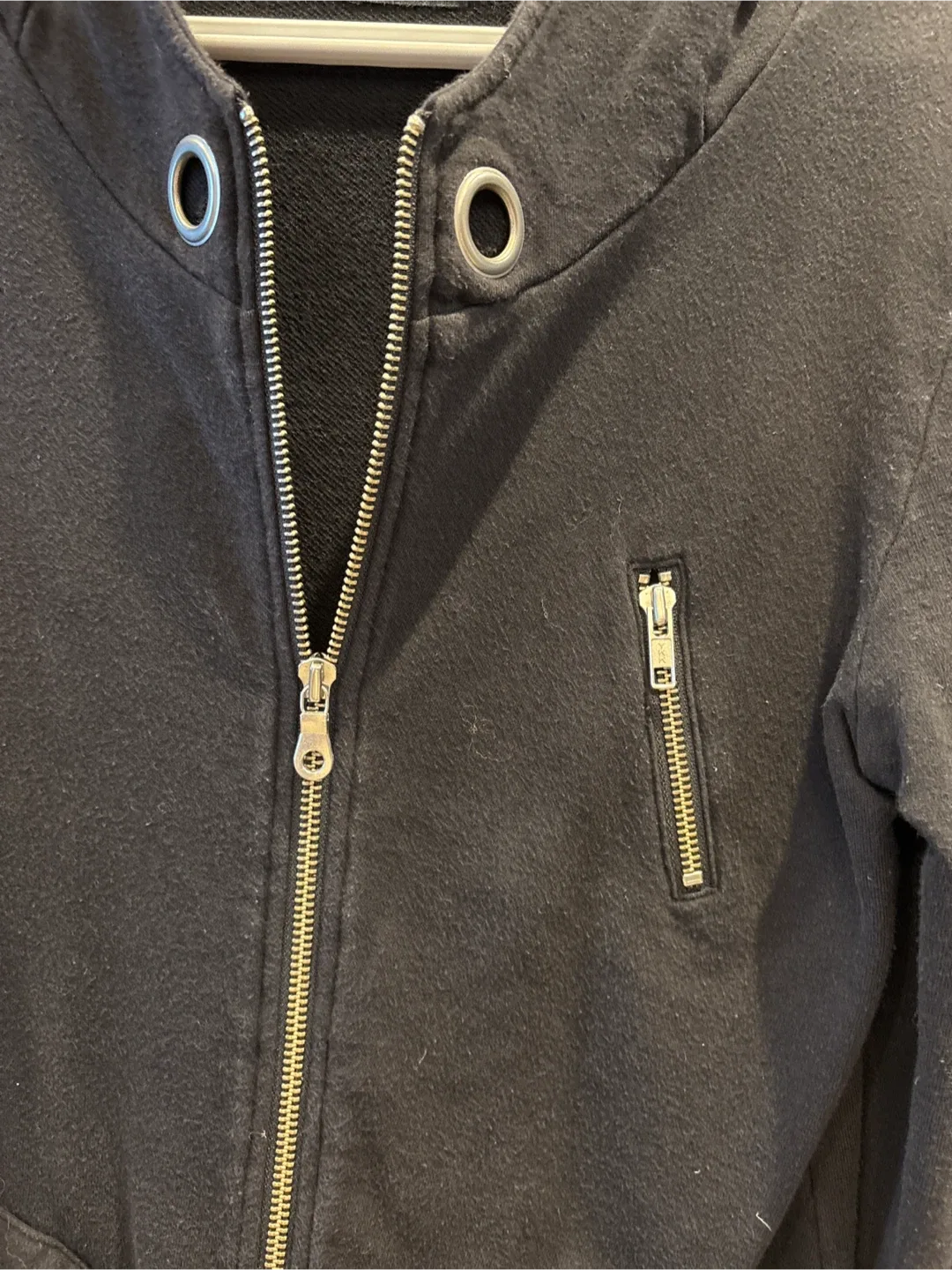 AS KNOW AS de base Black Zip-Up Hoodie image indicator(3)