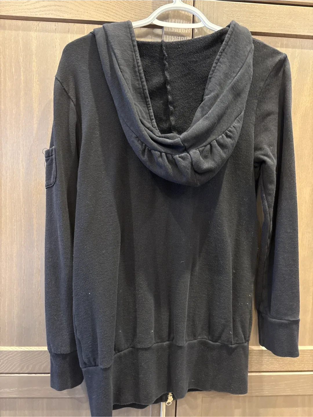 AS KNOW AS de base Black Zip-Up Hoodie image indicator(6)