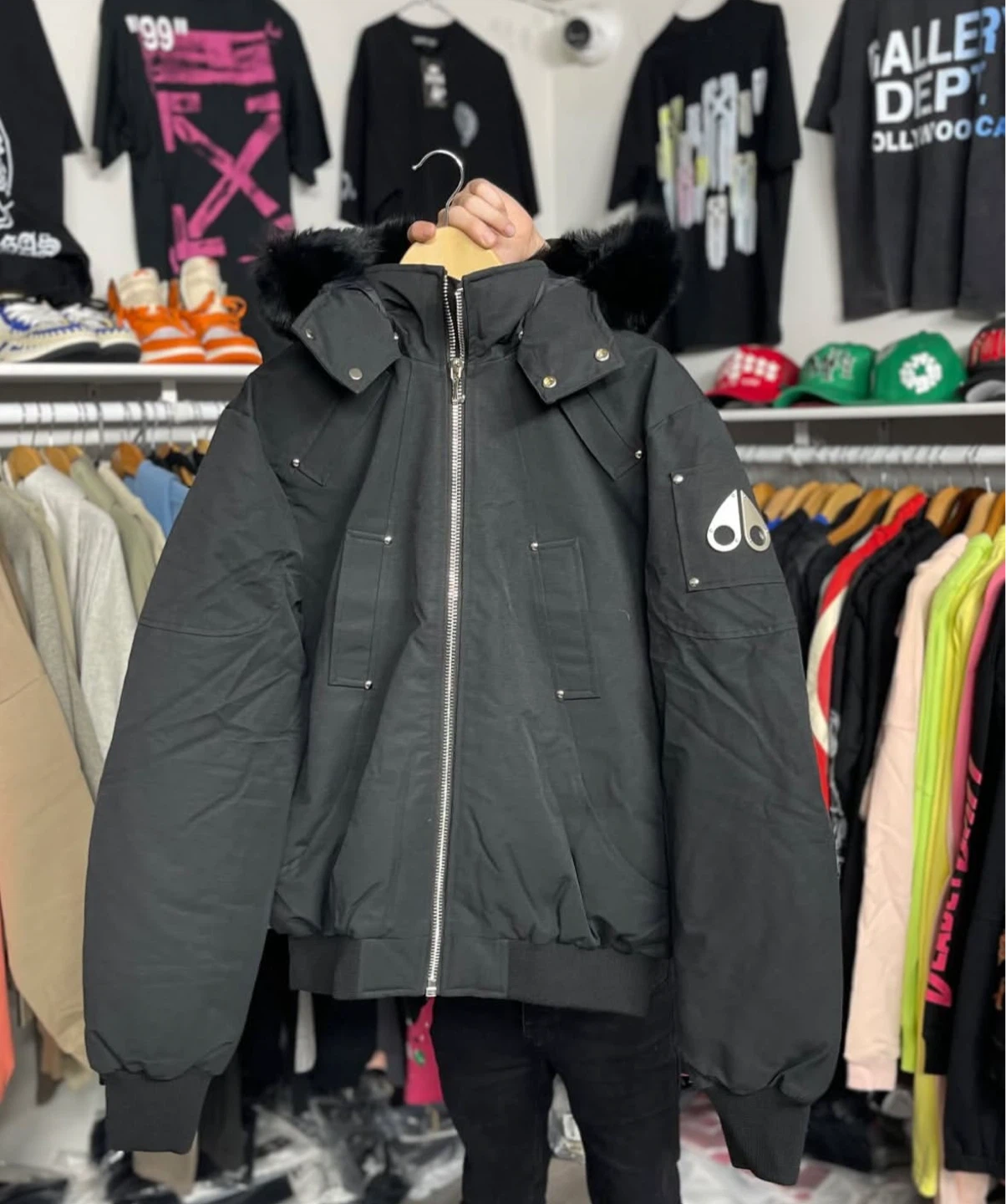 Moose Knuckles Bomber Jacket - Different hood colours - 1:1