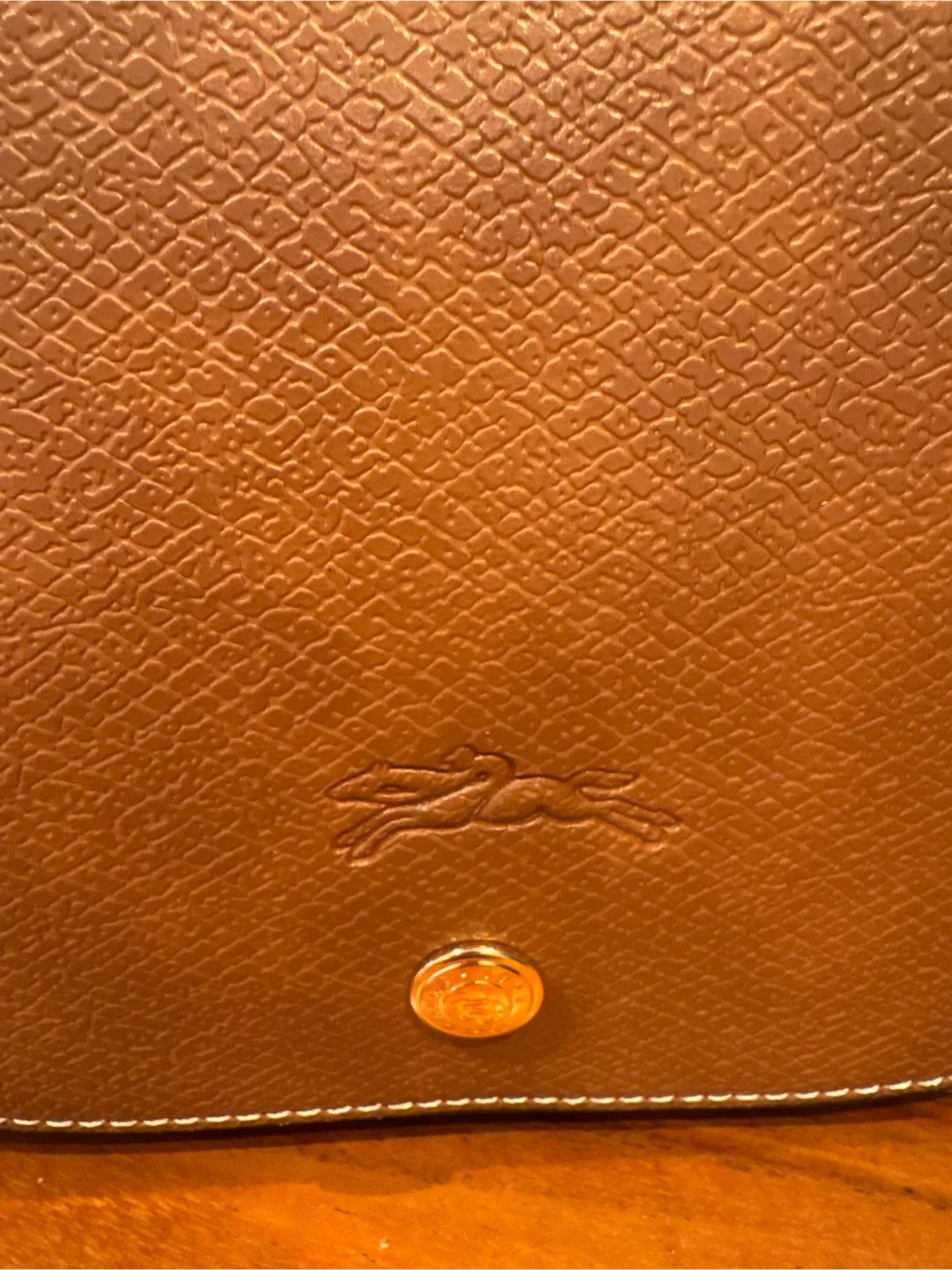 New LC Cuir Crossbody Bag - Cognac Leather image indicator(2)