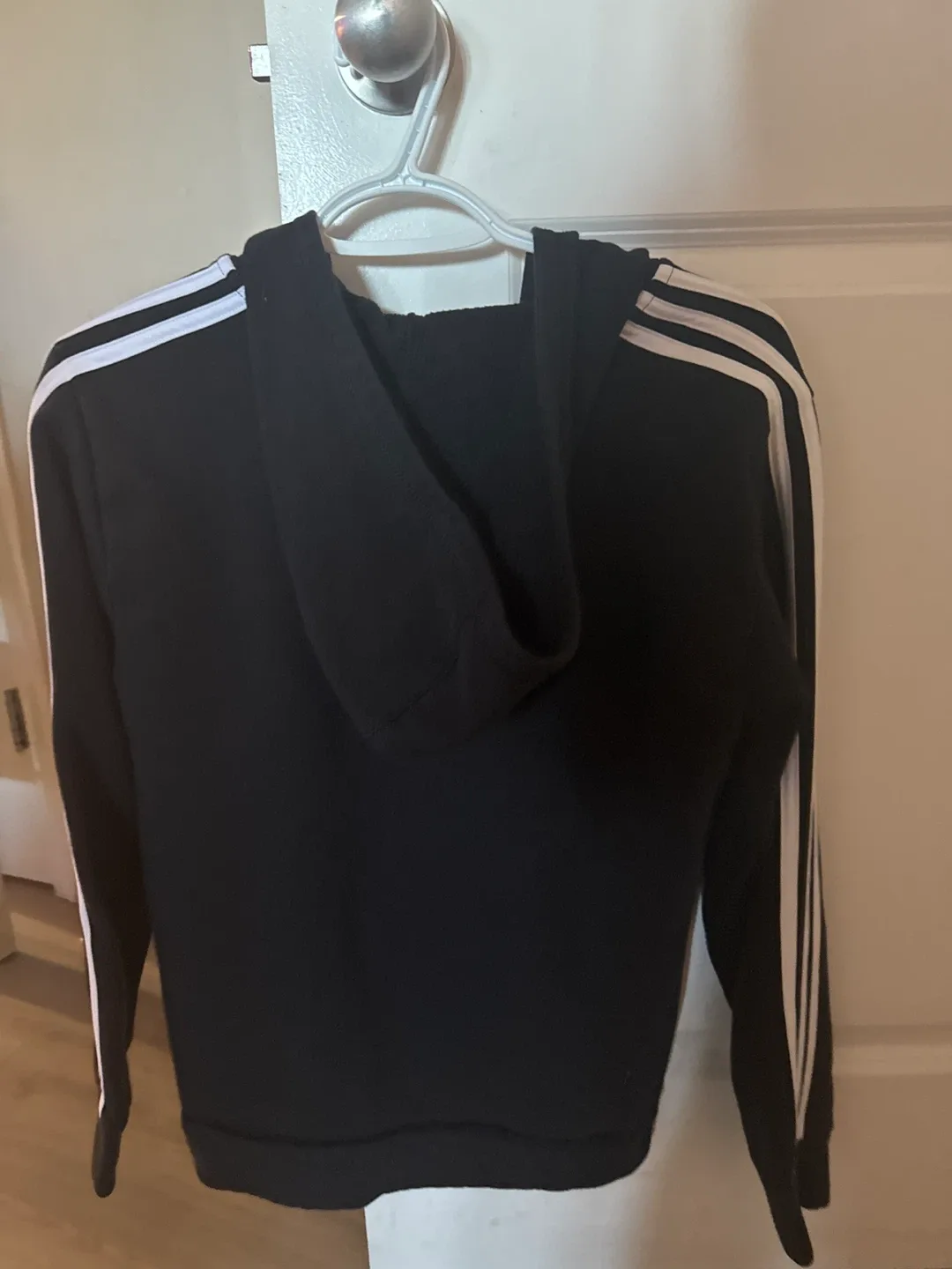 Adidas Black Hoodie - Size Large 16 14 image indicator(2)