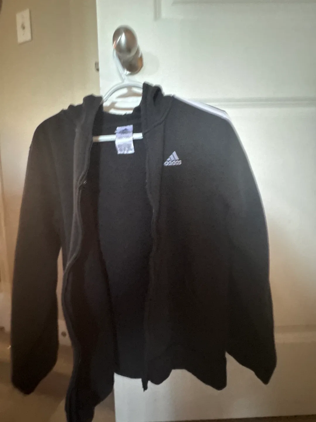 Adidas Black Hoodie - Size Large 16 14